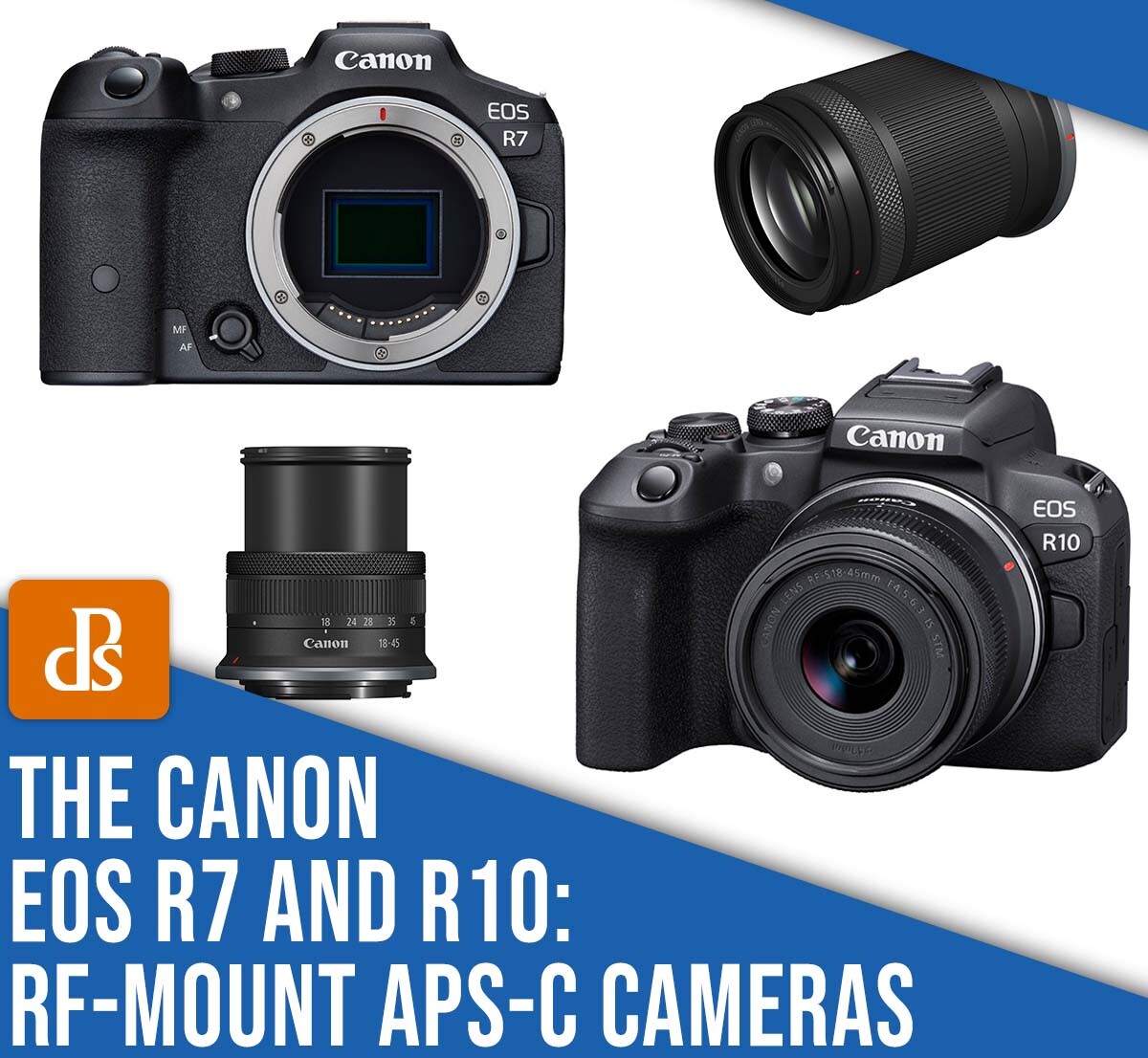 The Canon EOS R7 and R10: RF-mount APS-C cameras