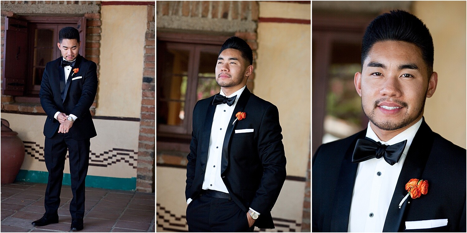 Image: Photographing the groom at three different crops is a great way to add variety to the final i...