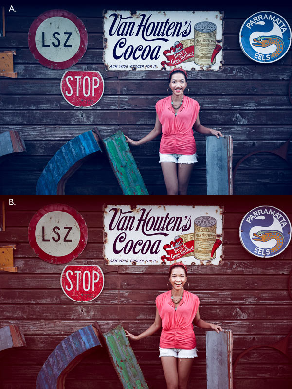 How to create the vintage look in Lightroom