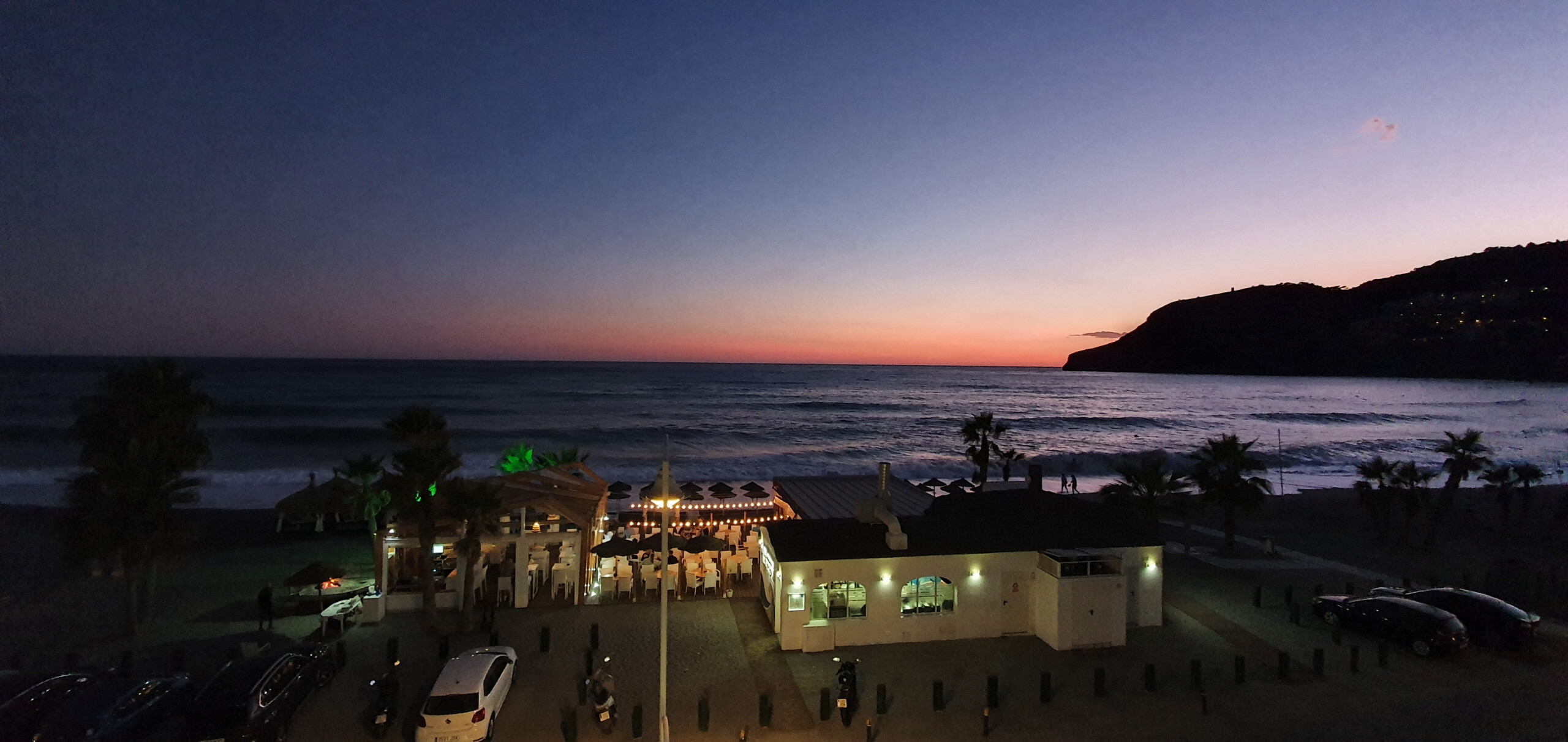 beautiful sunset over a beach