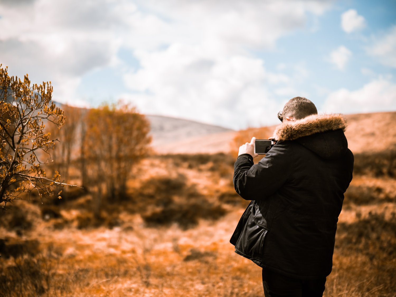 Smartphone landscape photography