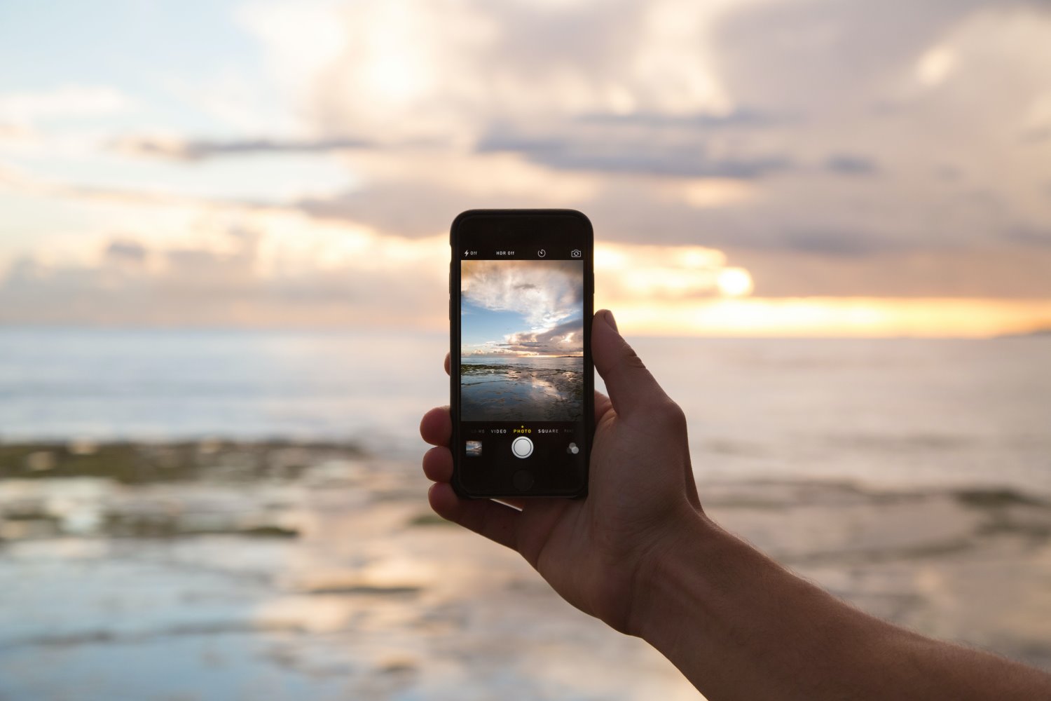 Smartphone landscape photography