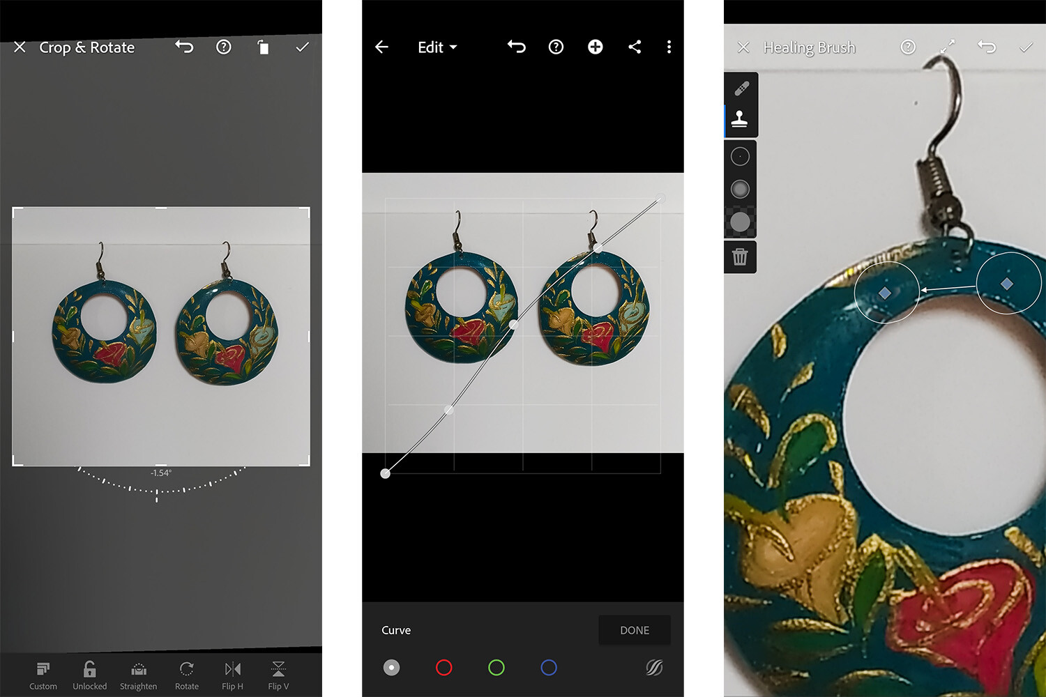 smartphone product photography