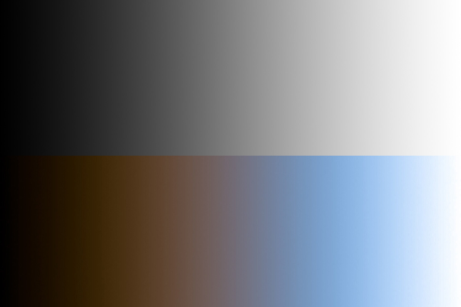Split tone gradient