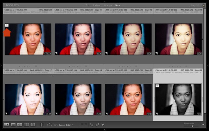 Virtual Copies in Lightroom