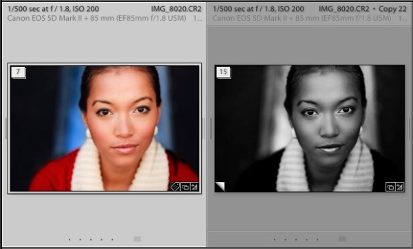 Virtual Copies in Lightroom