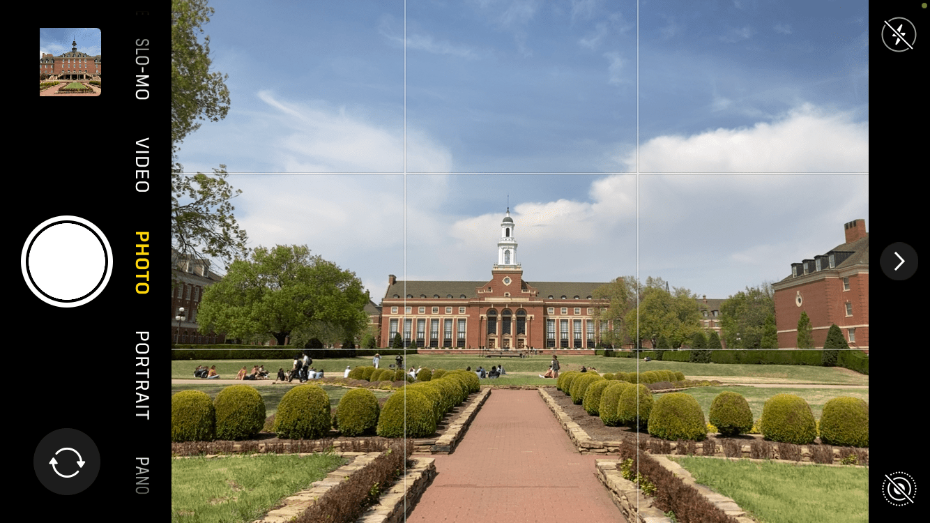 campus library and garden